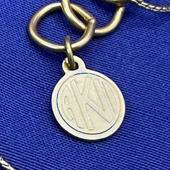 VTG Anne Klein II Brushed Satin Gold-Plated Pendant Necklace - Picture 4 of 14